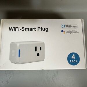 Amazon White WiFi Smart Plug 4 Pack